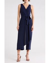 Connected Apparel - Wrap Jumpsuit - Lyst