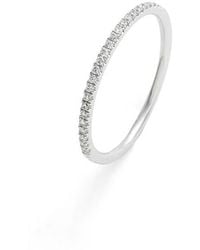 Bony Levy - 18K Diamond Stacking Ring - Lyst