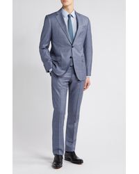 Emporio Armani - G-line Plaid Virgin Wool Suit - Lyst