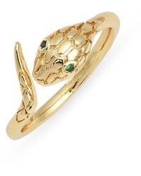 Child Of Wild - Sahara Snake Cubic Zirconia Ring - Lyst