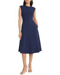 Maggy London - Rope Accent Sleeveless Fit & Flare Dress - Lyst