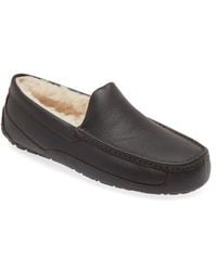 UGG - ugg(r) Ascot Leather Slipper - Lyst