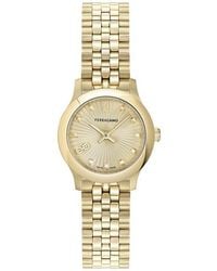 Ferragamo - Mini Duo Diamond Bracelet Watch, 25Mm - Lyst
