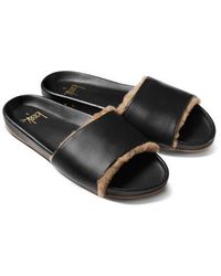 Beek - Gallito Genuine Shearling Slide Sandal - Lyst
