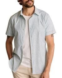 Bonobos - Vine Print Tech Short Sleeve Button-Up Shirt - Lyst