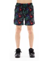 Cult Of Individuality - Print Swim Trunks At Nordstrom - Lyst
