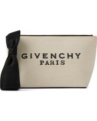 Givenchy - Small Logo Canvas Wristlet Pouch - Lyst