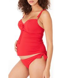 Cache Coeur - Porto Vecchio Maternity Tankini Swimsuit - Lyst