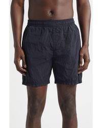 Stone Island - Compass Logo Patch Nylon Swim Trunks - Lyst
