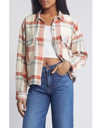 Brixton - Bowery Plaid Flannel Button-up Shirt - Lyst