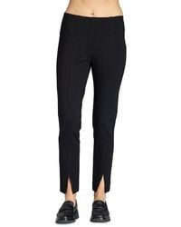 Apny - Split Hem Pull-On Crop Slim Pants - Lyst