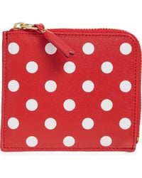 Comme des Garçons - Dot Print Half Zip Leather Wallet - Lyst