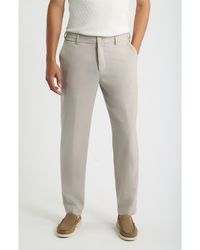BOSS - Perin Flat Front Trousers - Lyst