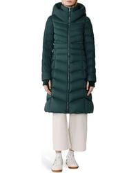 SOIA & KYO - Lita Water Repllent 700 Fill Power Down Hooded Puffer Jacket - Lyst