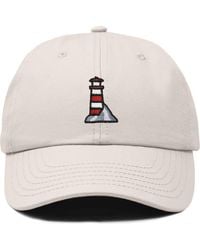 Alix - Lighthouse Embroidered Dad Hat - Lyst