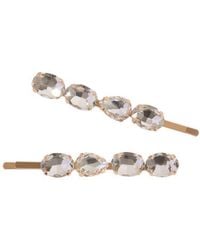Kitsch - 2-Pack Crystal Bobby Pins - Lyst