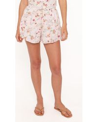 Petal & Pup - Antonia Floral Drawstring Shorts - Lyst