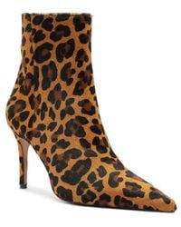 SCHUTZ SHOES - Mikki Pointed Toe Genuine Calf Hair Bootie - Lyst
