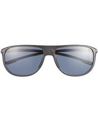 Tag Heuer - Vingt Sept 60mm Rectangular Sport Sunglasses - Lyst