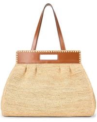 STAUD - Rue Raffia Tote Bag - Lyst