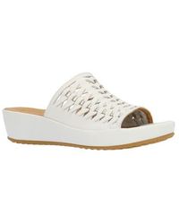 L'amour Des Pieds - Cyra Platform Wedge Slide Sandal - Lyst