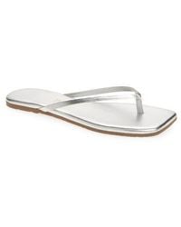 TKEES - Lily Square Toe Flip Flop - Lyst