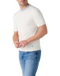 Robert Talbott - Gibson Cotton Cashmere Short Sleeve Crewneck Sweater - Lyst