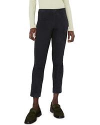 Vince - Stretch Suede Split Hem Crop Pants - Lyst