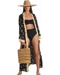 Gottex Beach Life - Diamond Midi Swim Cover Up Kimono - Lyst