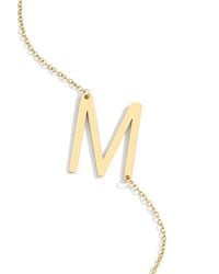 Mint & Lily - Statement Initial Necklace - Lyst