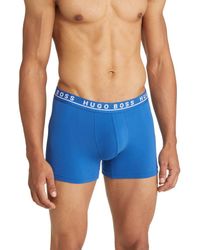 BOSS - Assorted 3-Pack Power Stretch Cotton Boxer Briefs - Lyst