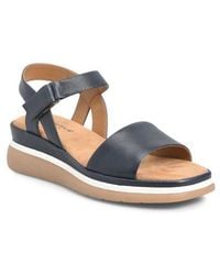 Comfortiva - Ash Ankle Strap Platform Wedge Sandal - Lyst