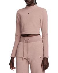 Nike - Sportswear Cozy Long Sleeve Crop Top - Lyst