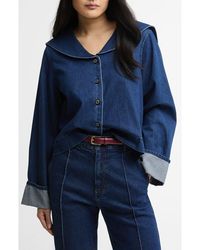 Barbour - Dartmoor Sailor Collar Button-Up Shirt - Lyst