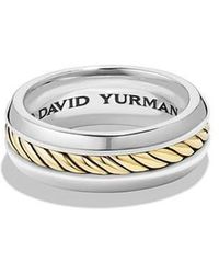 David Yurman - Cable Classic Ring With 18K - Lyst