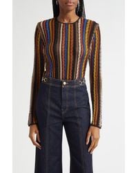 Ulla Johnson - Ardith Long Sleeve Knit Top - Lyst
