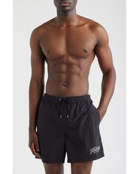 AllSaints - Odyssey Logo Swim Trunks - Lyst