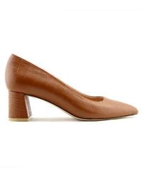 Ally Shoes - Lower Block Heel Pump - Lyst