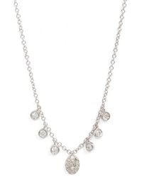 Meira T - Diamond Charm & Pendant Necklace - Lyst