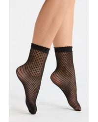 Nordstrom - Openwork Anklet Socks - Lyst