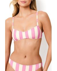 Solid & Striped - The Rachel Stripe Swim Top - Lyst