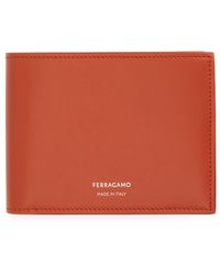 Ferragamo - Classic Leather Bifold Wallet - Lyst