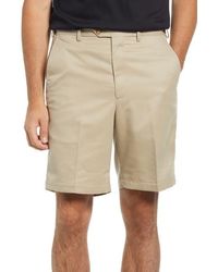 Berle - Microfiber Self Sizer Flat Front Shorts - Lyst