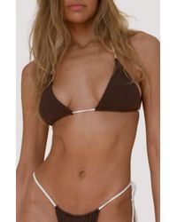 Stone Fox - Tropez Triangle Bikini Top - Lyst