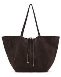 Mango - Suede Shopper Bag - Lyst