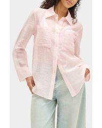 ALIGNE - Cher Crinkle Shirt - Lyst