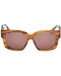 Max Mara - Glimpse 54Mm Round Sunglasses - Lyst