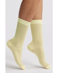 Casa Clara - Prep Rib Crew Socks - Lyst
