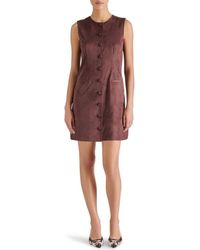 Steve Madden - Elsa Sleeveless Faux Suede Minidress - Lyst