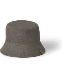 Brunello Cucinelli - Bucket Hat With Logo - Lyst